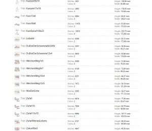 Stickserie - Strichmännchen LIEBE